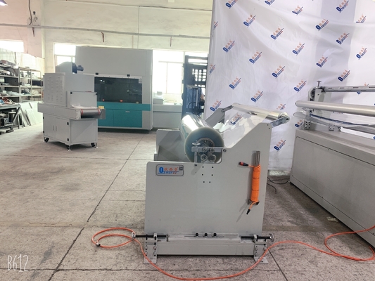 Hướng dẫn sử dụng Uv Coater để in kỹ thuật số, dây chuyền phủ cuộn màu trắng 800mm