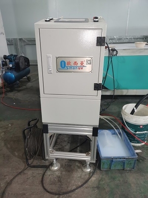 1100mm * 410mm * 1100mm Máy phủ phun cho thùng chứa thực phẩm bột