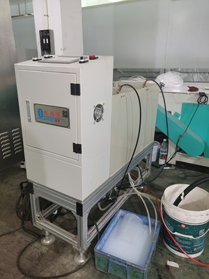 1100mm * 410mm * 1100mm Máy phủ phun cho thùng chứa thực phẩm bột
