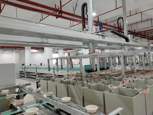 Máy sơn xoắn 24 Trạm làm việc cho chén Chống rò rỉ