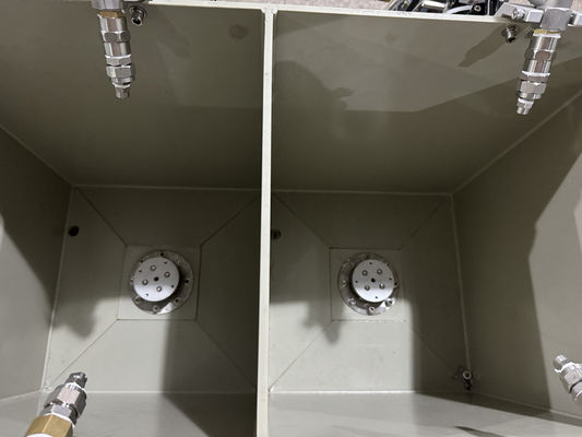Máy phủ bột bền linh hoạt Phòng phun 400 * 400 * 500 mm Chi tiêu điện 0,95KW