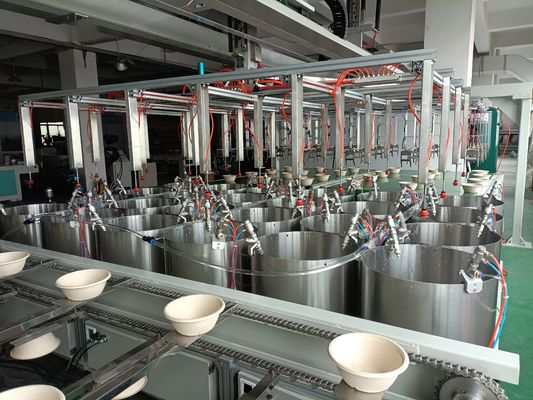Đường dây sản xuất lớp phủ xoắn ốc đúc bột hấp thụ chân không
