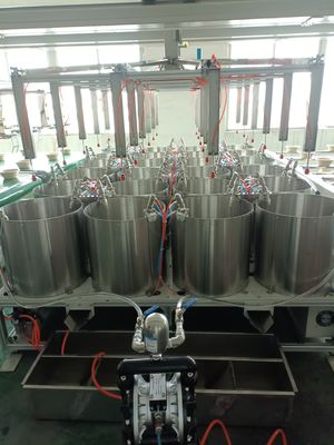Đường dây sản xuất lớp phủ xoắn ốc đúc bột hấp thụ chân không