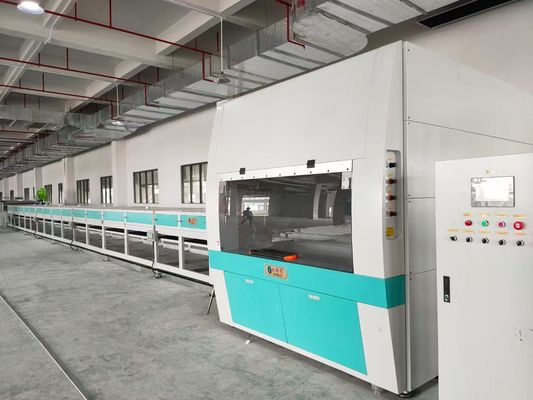 Hệ thống sơn xịt tự động cho bột đúc.