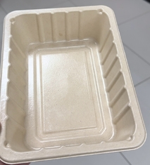 Bowl nắp thực phẩm đóng gói khay phủ cho nước dầu nóng bằng chứng sáu trạm quay phủ máy cho tre giấy đường