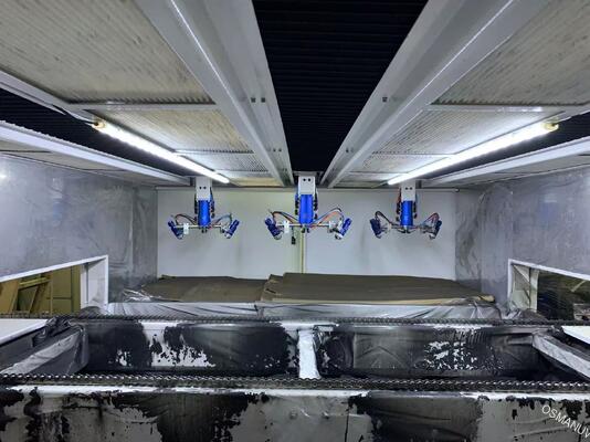 Automated Flat Panel Spraying Coating Line for High Gloss Decorative Board Finishing