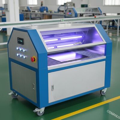 Tiết kiệm năng lượng Ba đèn Máy chữa UV 5-20m mỗi phút Máy dẫn UV tấm kim loại