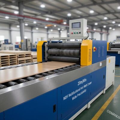 20m / phút Máy cán nóng chảy MDF đa chức năng Khả năng thực hành rộng rãi