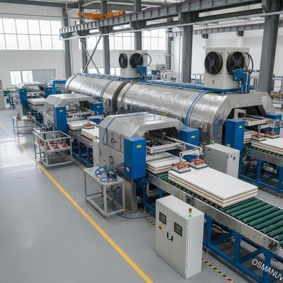 Đường dây sản xuất làm khô và làm khô tấm silicat canxi tự động tốc độ cao - Giải pháp tiết kiệm năng lượng