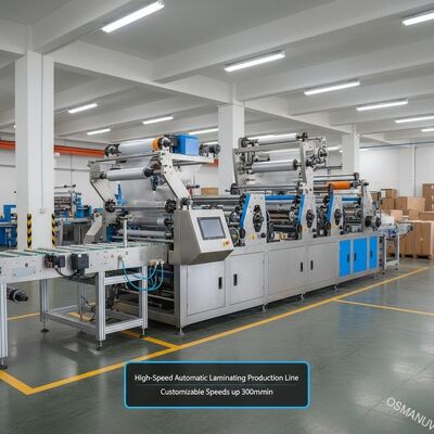 Đường dây sản xuất sơn tự động tốc độ cao cho bao bì linh hoạt. Tốc độ tùy chỉnh lên đến 300m/phút.