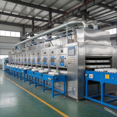 Đường máy làm khô bằng khí tự nhiên được kiểm soát chính xác cho các sản phẩm đúc bột chất lượng cao