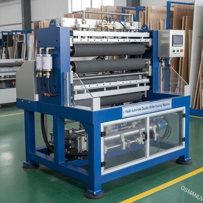 Máy sơn cuộn cuộn gấp đôi đa nền Thiết bị xử lý bề mặt đa năng cho các ứng dụng công nghiệp