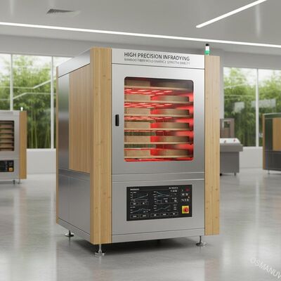 Máy sấy dưới hồng ngoại cao độ chính xác của vải tre để tăng cường sức mạnh và độ ổn định