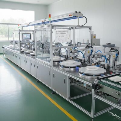 24 Đường dây sơn quay tự động cho sơn đồ ăn đúc bột chống nước