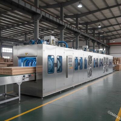 Dây chuyền sấy vi sóng công nghiệp loại bỏ ẩm nhanh cho xử lý tấm gỗ
