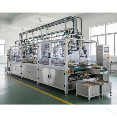 Đường phủ xoay tốc độ cao 24 trạm cho bao bì đúc bột