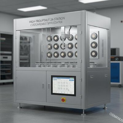 Máy sơn xoay tùy chỉnh 24 trạm có công suất cao cho sơn wafer công nghiệp