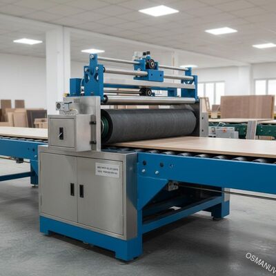 Máy phủ con lăn đơn hạng nặng có chiều rộng rộng để hoàn thiện bảng nội thất