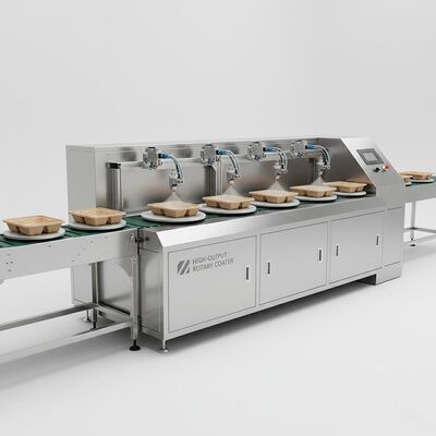 Dây chuyền sơn quay công suất cao cho bao bì công nghiệp bột giấy định hình lớp phủ bên trong