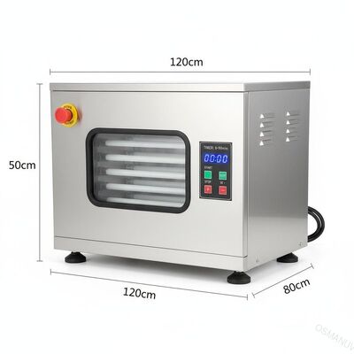 Máy chiếu tia cực tím bằng thép không gỉ 120 * 80 * 50cm Với phạm vi điều khiển đồng hồ 0-99min