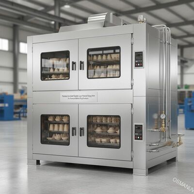 Cốc làm khô khí tự nhiên hai lớp được kiểm soát chính xác cho các sản phẩm bột đúc cao cấp