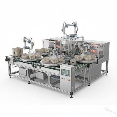 Đường dây sản xuất lớp phủ quay xoắn mô-đun có công suất cao cho các rào cản bên trong đúc bột