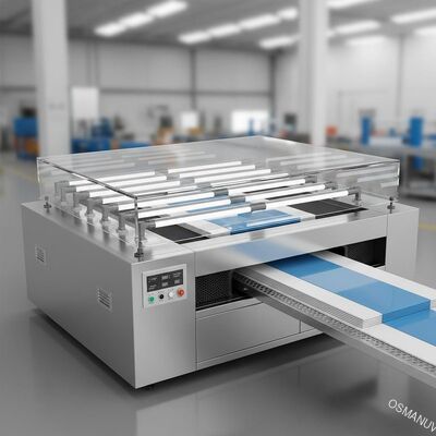 Lò sấy hồng ngoại sóng ngắn dạng phẳng cho lớp phủ gốc nước – Xử lý theo lô & theo tấm