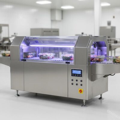 Thiết bị khử trùng đường hầm UV-C cường độ cao cho bao bì thực phẩm trong suốt