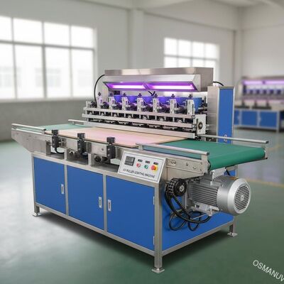 Máy sơn con lăn Uv gỗ có chiều cao 9KW 850mm có động cơ
