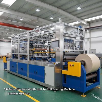 Máy sơn cuộn có chiều rộng hiệu quả 1320mm 5m / phút Sử dụng MDF