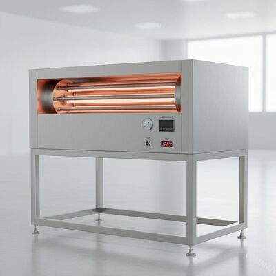 Máy sấy hồng ngoại ngang với thép không gỉ xây dựng áp suất không khí 0-0.8Mpa