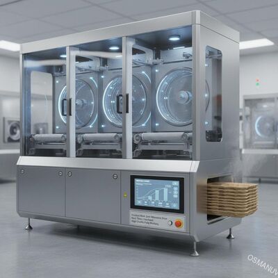 Máy sấy vi sóng đa vùng chính xác với phản hồi độ ẩm thời gian thực để đúc bột giấy chất lượng cao