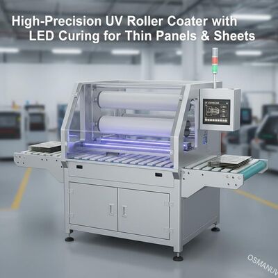 Máy tráng lăn UV có độ chính xác cao với đèn LED bảo dưỡng cho tấm & tấm mỏng