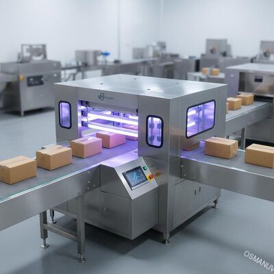 Dây đai lưới Máy chiếu xạ thực phẩm UV cho thùng carton đóng gói