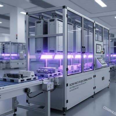 Hệ thống đóng rắn bằng đèn LED UV siêu nhanh cho lớp phủ gốc dầu - Giải pháp dây chuyền sản xuất tốc độ cao