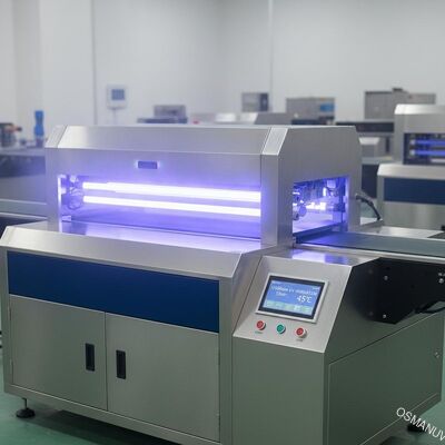 W300mm Máy chiếu xạ tia cực tím sóng ánh sáng / Máy đóng rắn UV 10m / phút