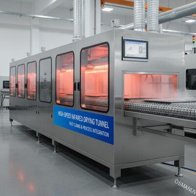 Đường hầm sấy hồng ngoại tốc độ cao cho lớp phủ gốc nước - Đóng rắn nhanh & Tích hợp quy trình