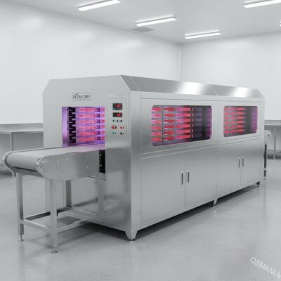 Tia cực tím Máy sấy hồng ngoại Máy sấy đường hầm Ir cho bệnh viện / thực phẩm