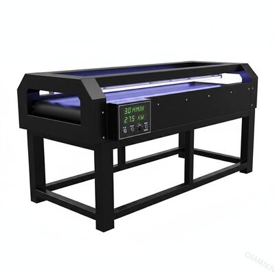 Máy băng tải Uv đen 27,5KW 3m / phút với màn hình hiển thị tốc độ LED