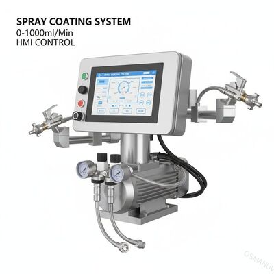 0-1000ml/min Phạm vi phun nước Hệ thống phủ phun nước Hệ thống điều khiển HMI