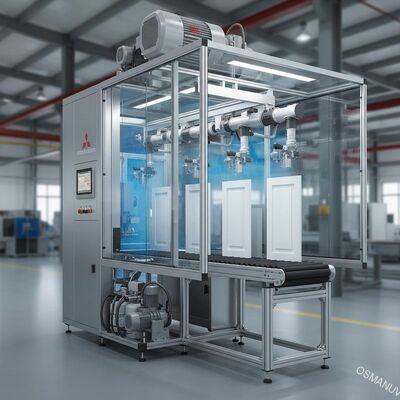 Thiết bị phun phủ động cơ Mitsubishi Servo 60KW cho bảng điều khiển cửa