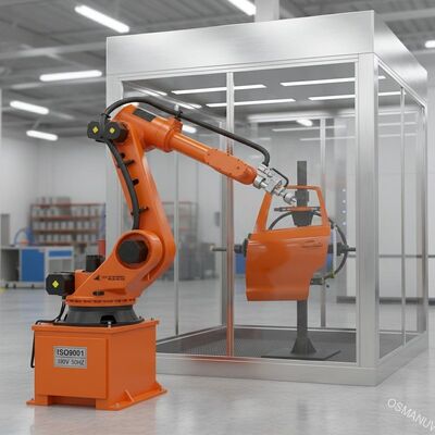 Hệ thống sơn phun tự động bằng rô bốt màu cam ISO9001 380V 50HZ