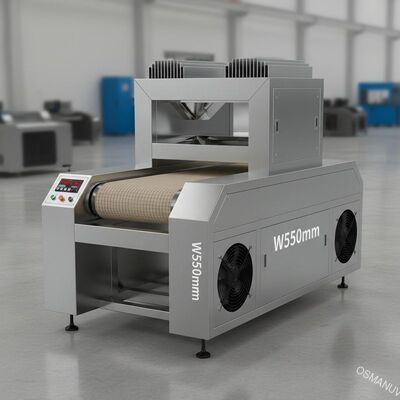 6.8KW W550mm Băng tải Máy đóng rắn UV Hệ thống làm mát không khí