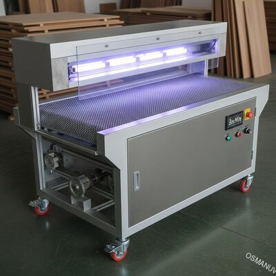 Máy dán sàn Uv chiều rộng lưới W400mm 3m / phút