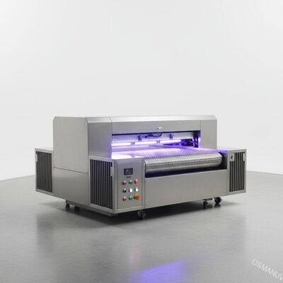 Máy đóng rắn sàn Uv 18KW 1.5mm với đai lưới
