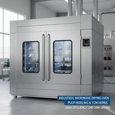 lò sấy microwave công nghiệp để đúc bột và thảo mộc TCM - Sấy đồng bộ hiệu quả cao