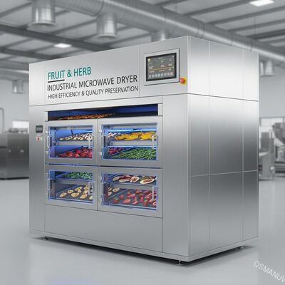 Máy sấy trái cây và thảo mộc bằng vi sóng công nghiệp | Hiệu quả cao & Bảo quản chất lượng