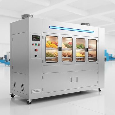 Máy sấy vi sóng công nghiệp cho trái cây, thảo mộc, gỗ.