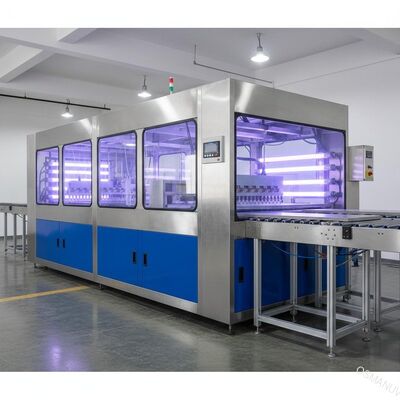 Máy sơn UV tự động xoay 90 độ cho tấm xi măng