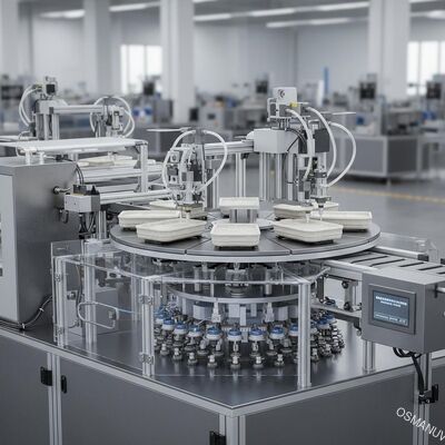 Đường dây sản xuất lớp phủ xoắn ốc đúc bột hấp thụ chân không